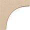 Ekena Millwork 2"W x 10"D x 10"H Thin Huntington Rough Cedar Woodgrain TimberThane Corbel, Primed Tan CORUR02X10X10HUNRCPR - alternate 2